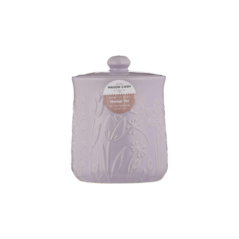 Mason Cash Kameninová dóza s víkem, In the Meadow, 0,8 l, šeříková 2002.312