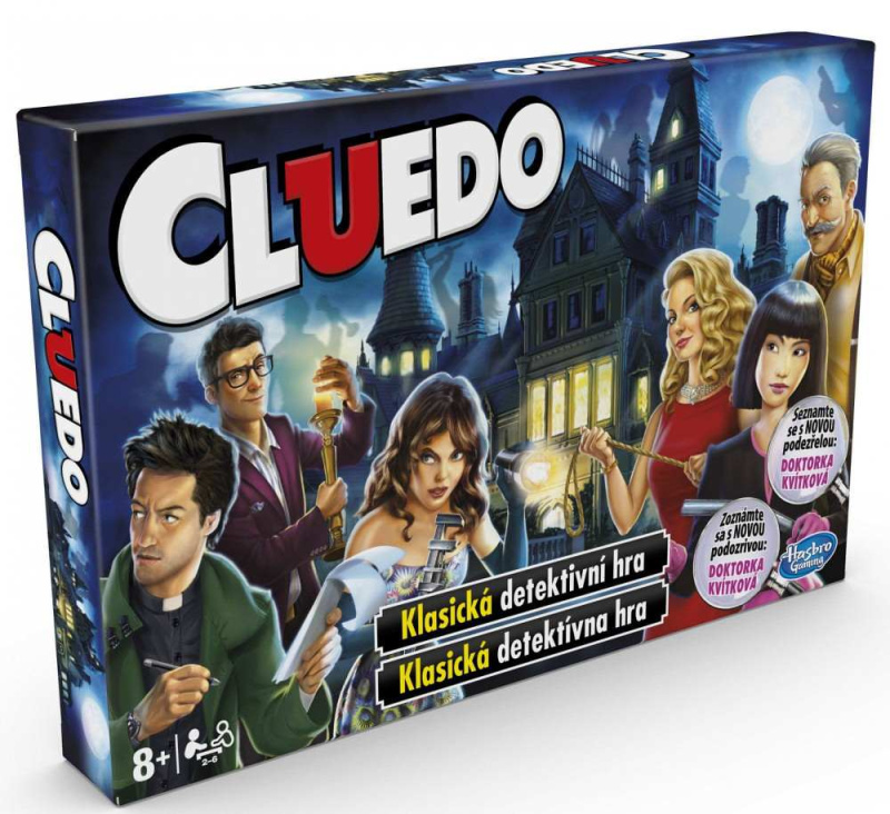 Hasbro cluedo společenská detektivní hra cz/sk