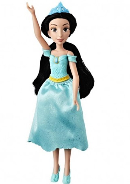Disney princess jasmína v krátkých tyrkysových šatech, hasbro e2752