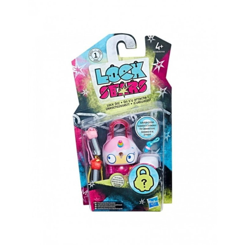 Lock star zámeček světle růžový nosorožec