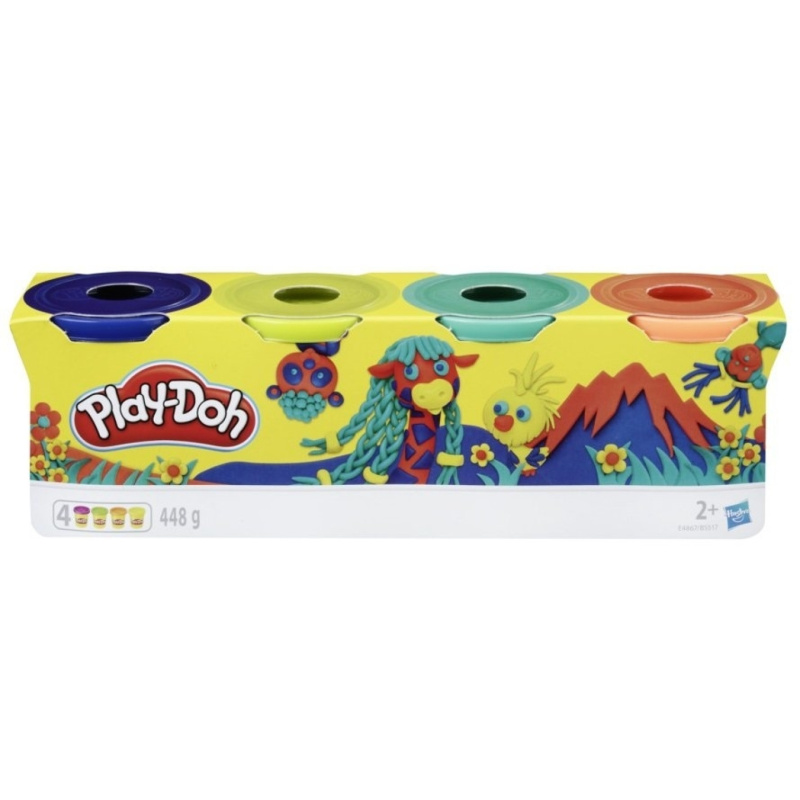 Play-Doh Balení 4 kelímků, mix barev