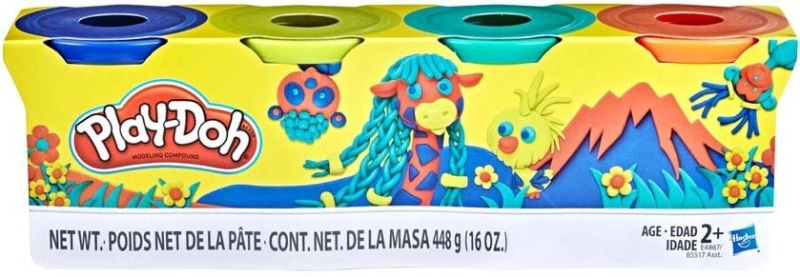 Play-Doh Balení 4 kelímků, mix barev