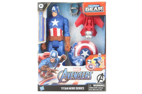 Hasbro avengers akční figurka captain america s power fx přislušenstvím