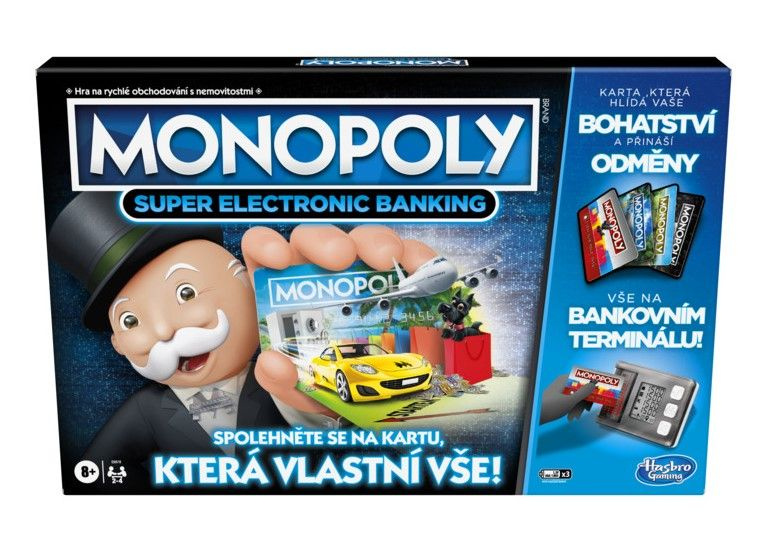 Hasbro Monopoly Super elektronické bankovnictví