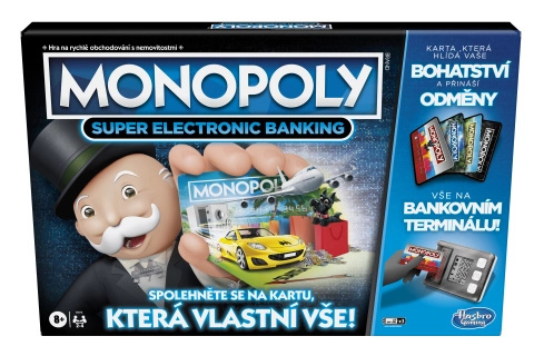 Hasbro Monopoly Super elektronické bankovnictví