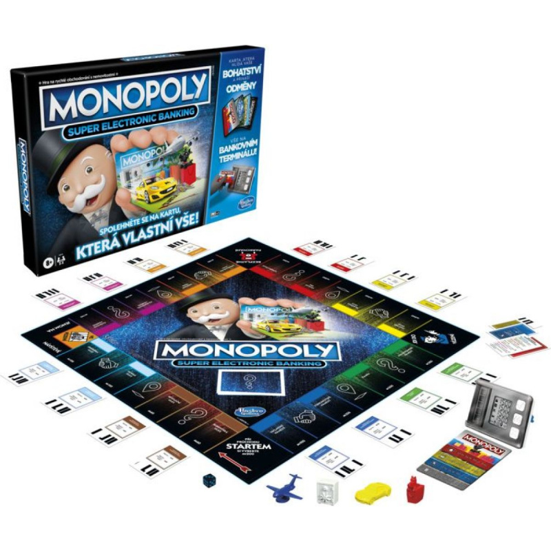 Hasbro Monopoly Super elektronické bankovnictví