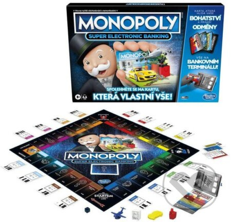 Hasbro Monopoly Super elektronické bankovnictví
