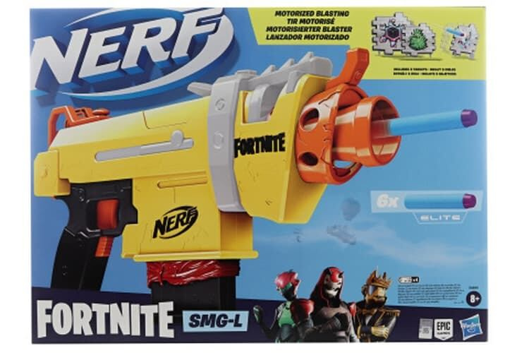 Nerf Fortnite motorizovaný vrhač šipek SMG-L