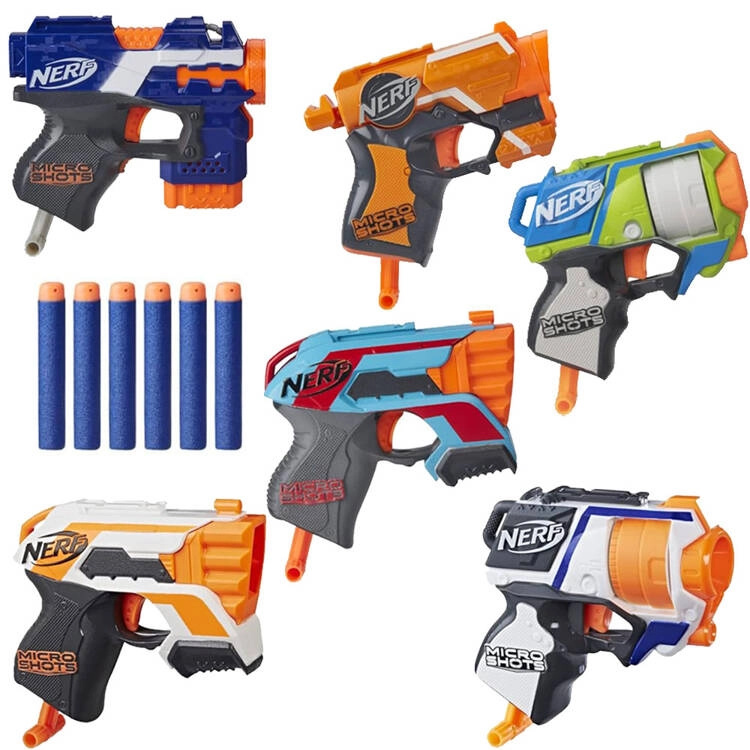 Velký set zbraně Nerf Strike 6ks + náboje