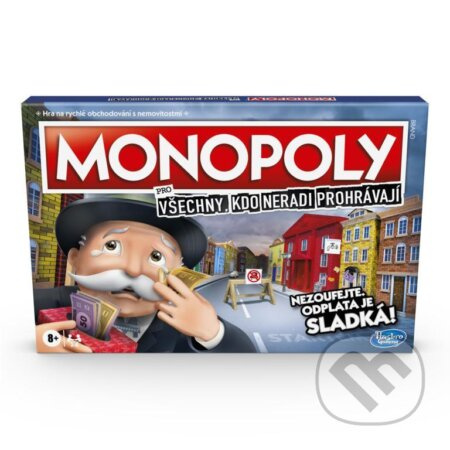 HASBRO Monopoly pro všechny, kdo neradi prohrávají CZ verze