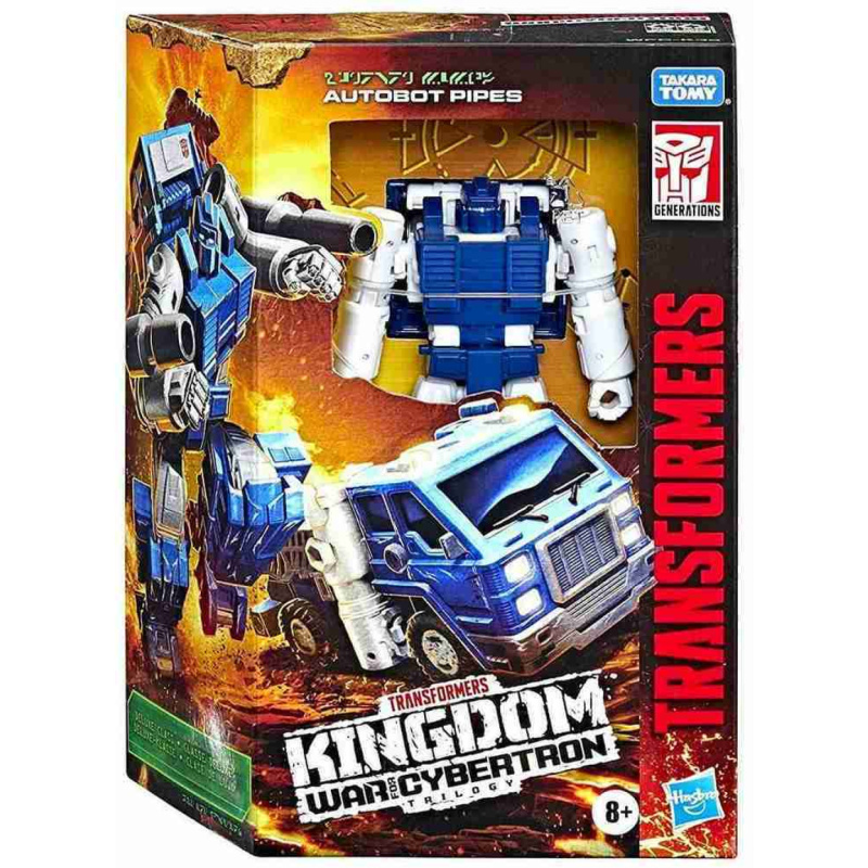 Transformers generations wfc kingdom autobot pipes, hasbro f0682