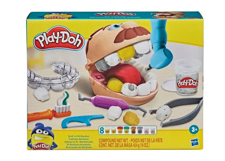 Hasbro Play-Doh NOVÝ ZUBAŘ S VLASY 20618