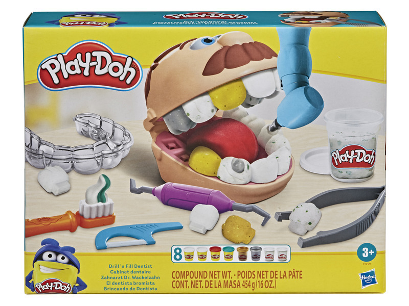 Hasbro Play-Doh NOVÝ ZUBAŘ S VLASY 20618
