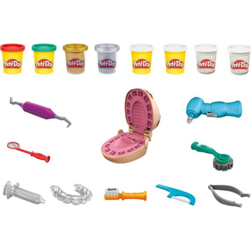 Hasbro Play-Doh NOVÝ ZUBAŘ S VLASY 20618