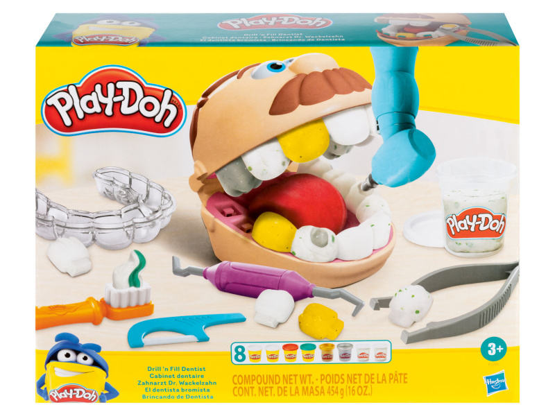 Hasbro Play-Doh NOVÝ ZUBAŘ S VLASY 20618
