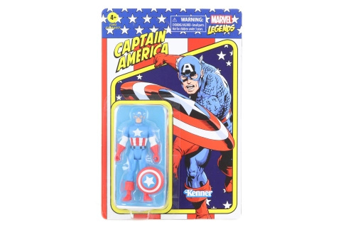 Hasbro Marvel Legends Kapitán Amerika 10 cm Retro