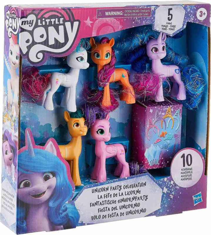 Mlp my little pony jednorožčí párty oslava 5 poníků