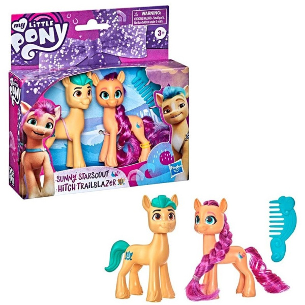 My Little Pony Sunny Starscout a Hitch / Zipp Storm a Princess Petals
