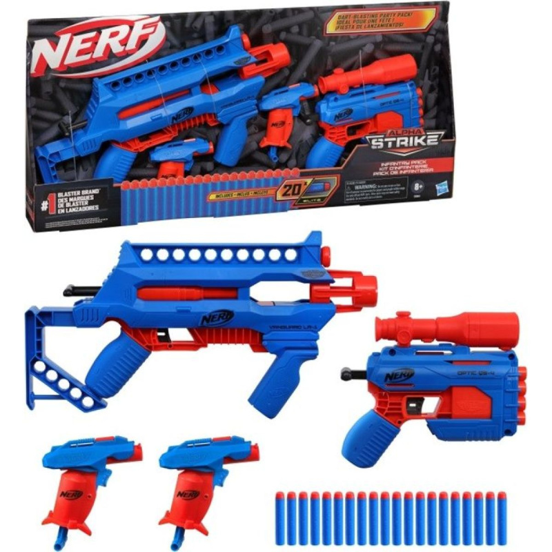 Nerf Alpha Strike 4 blástry a šipky