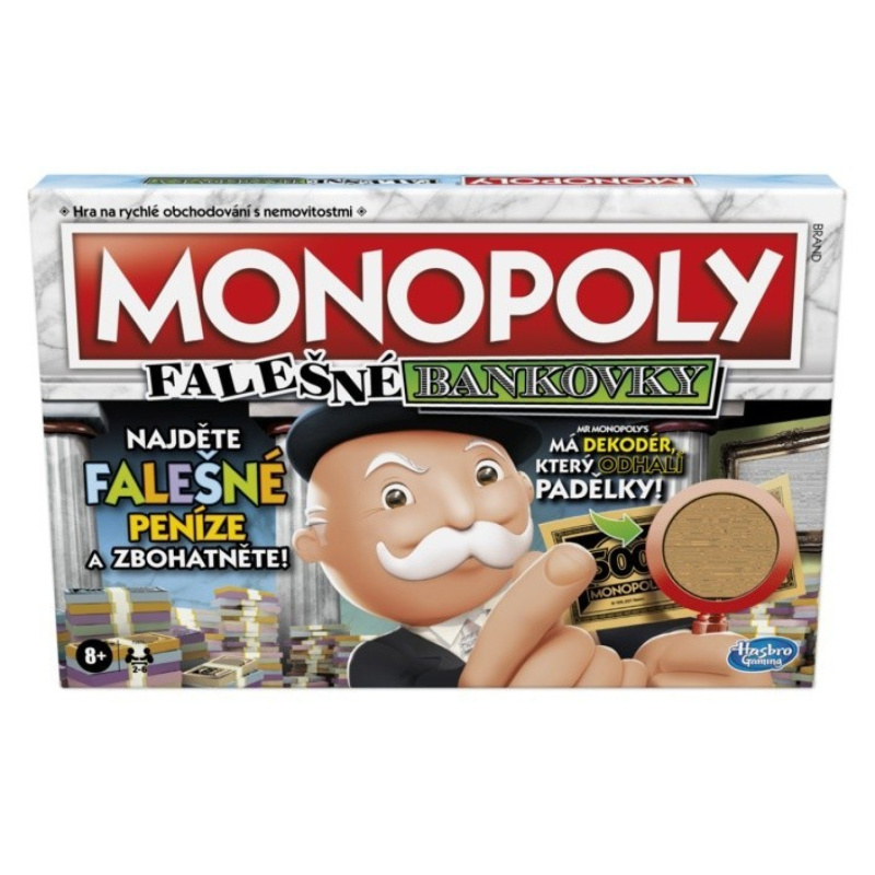 HASBRO MONOPOLY FALEŠNÉ BANKOVKY