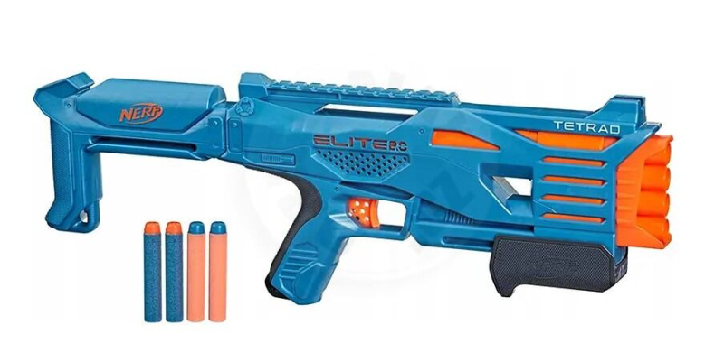 Nerf Elite 2.0 Tetrad QS-4 blaster na šipky