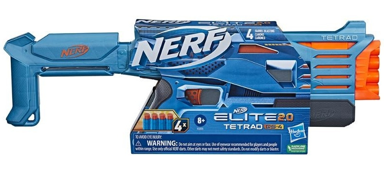 Nerf Elite 2.0 Tetrad QS-4 blaster na šipky
