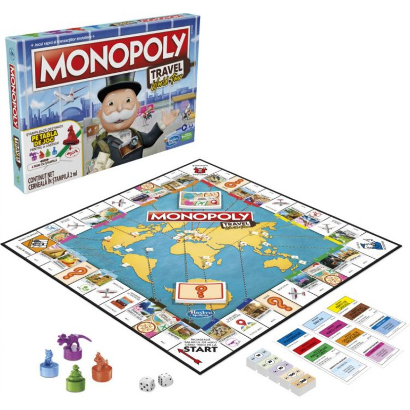 Monopoly Cesta kolem světa CZ Verze
