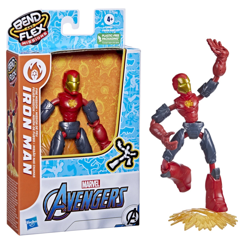 Hasbro Avengers Bend and Flex 15 cm Iron Man