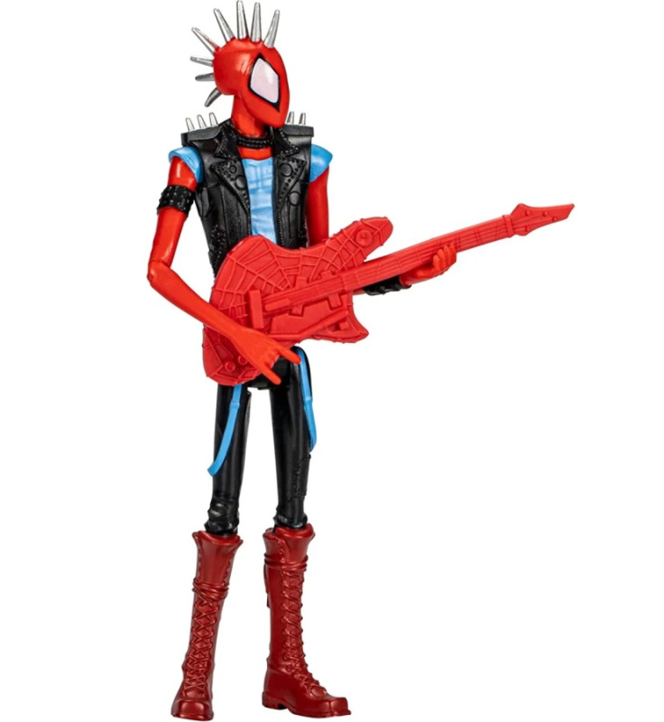 Spiderman akční figurka 15 cm spider-punk, hasbro f5642