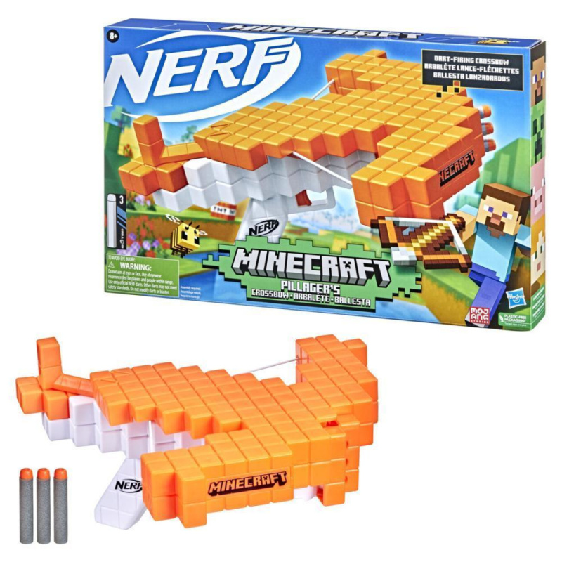 Hasbro NERF MINECRAFT PILLAGERS CROSSBOW
