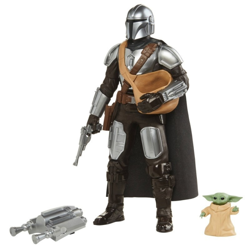 Hasbro star wars figurka the mandalorian & grogu 30 cm, de (mluví německy)