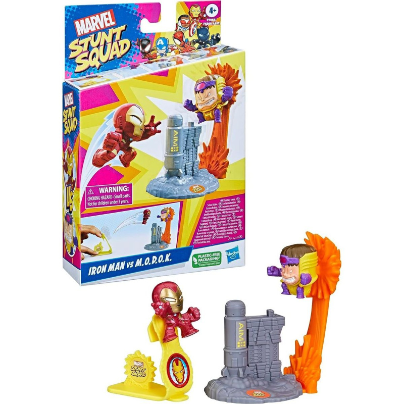 MARVEL AVENGERS STUNT SQUAD FIG AND FEATURE FIGURKY AST