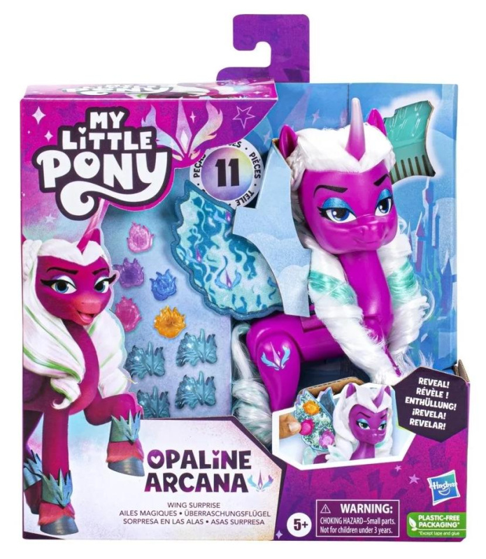 Hasbro my little pony poník s křídly opálová arcana, f6447