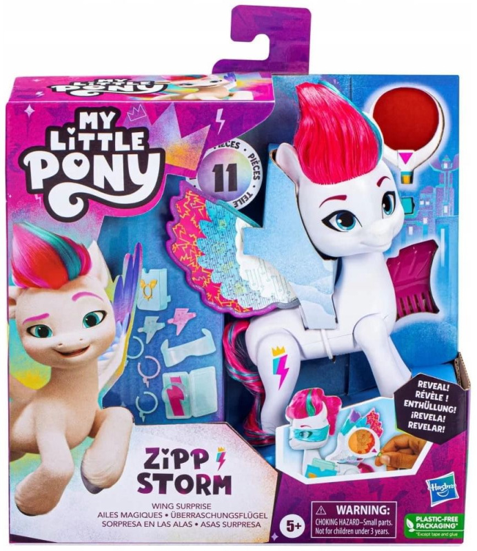 Hasbro my little pony poník s křídly zipp storm, f6446