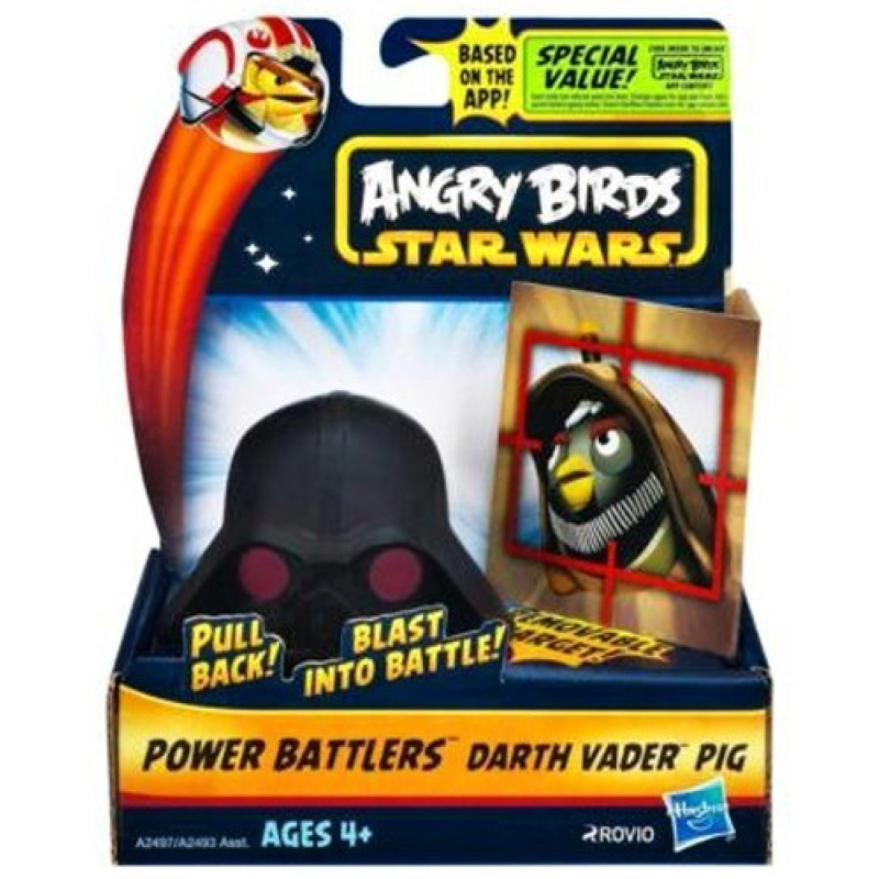 Star wars angry birds natahovací míček s terčem, darth vader