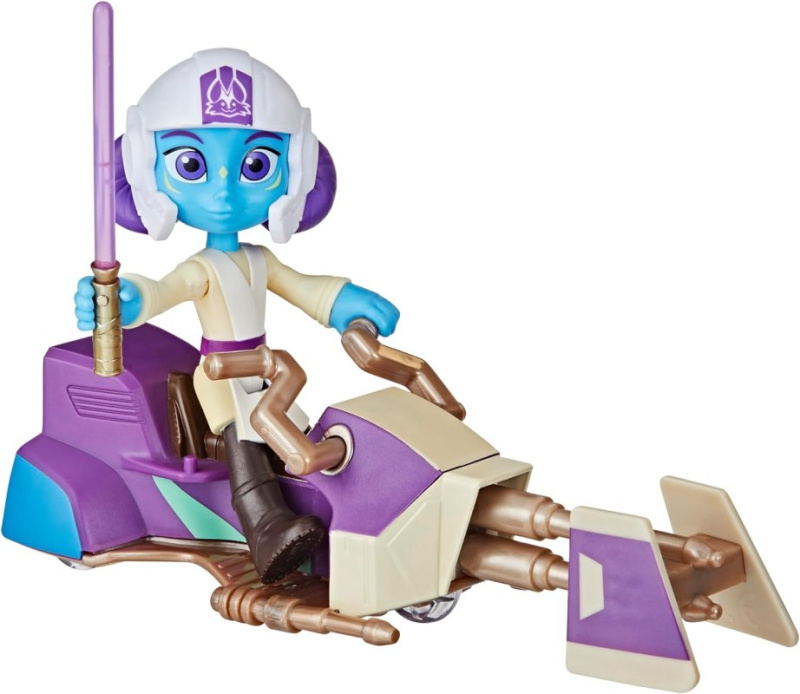 Hasbro star wars dobrodružství mladých jediů figurka a vozidlo lys solay, f8012