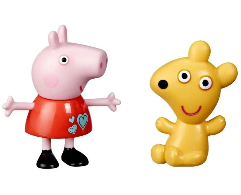 Prasátko peppa peppiny kamarádi peppa s medvídkem, hasbro f8116