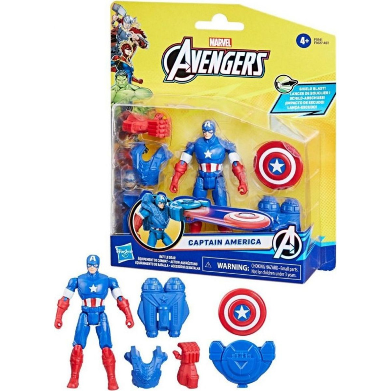 Hasbro - bojová výbava Avengers Kapitán Amerika figurka