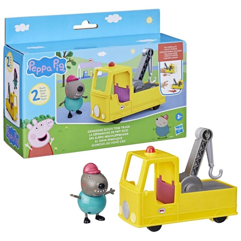 Hasbro Swinka Peppa Nákladní auto Dědeček Psa s tažným zařízením F9519