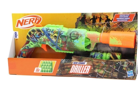 Nerf Zombie Driller blaster s otočným válcem