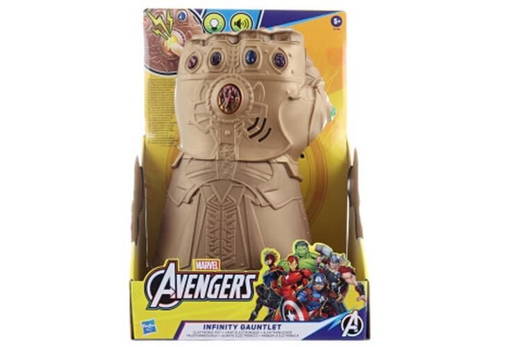 Avengers elektronická zlatá rukavice nekonečna