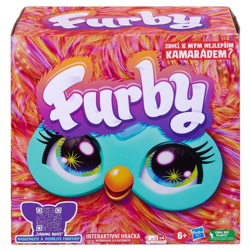 Interaktivní plyšový kamarád Furby korálový