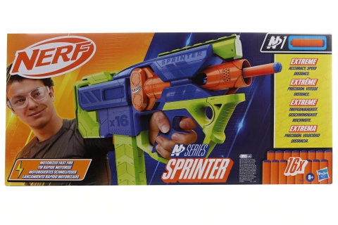 Nerf N Series Sprinter – automatický blaster s magazínem 16 šipek