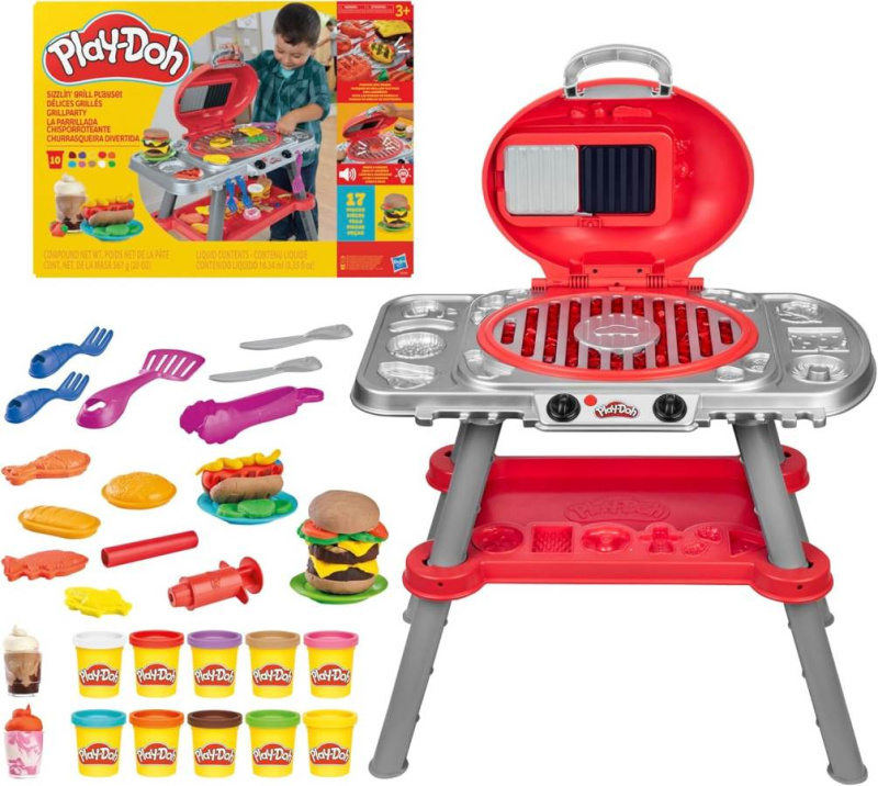 Hasbro play-doh velký grilovací set se světlem a zvukem, g0500