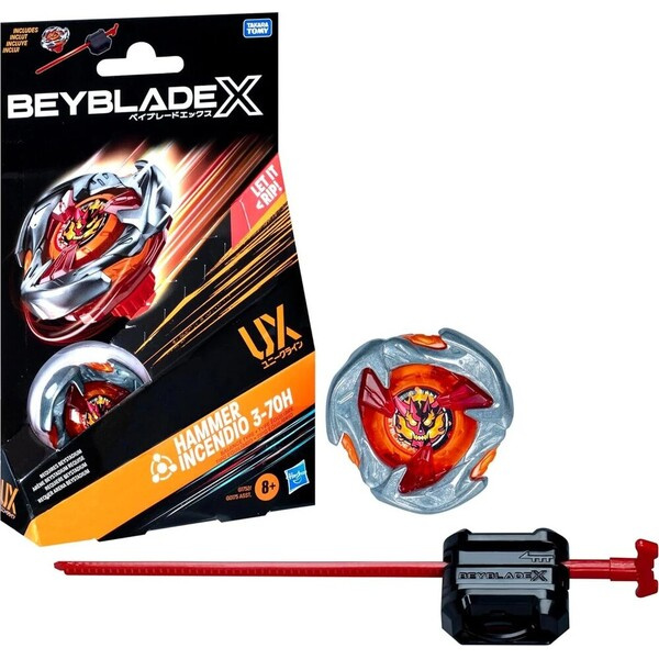 Beyblade X Hammer Incendio 3-70H UX Starter Pack Set
