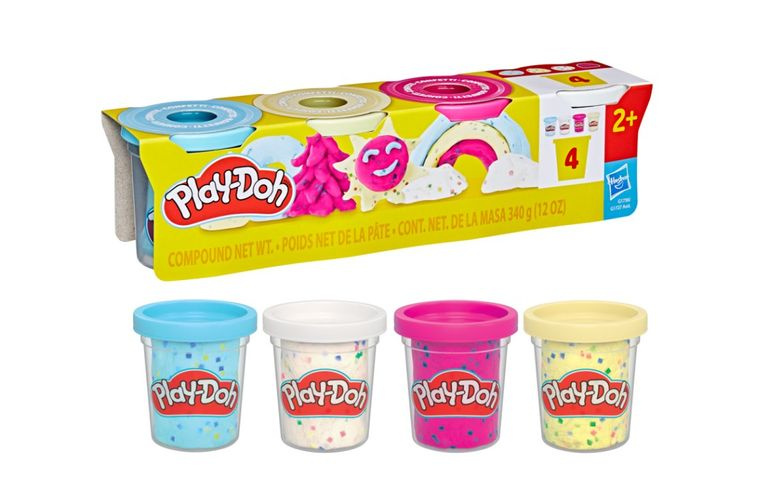 HASBRO - Play-Doh 4ks kelímků s konfetami