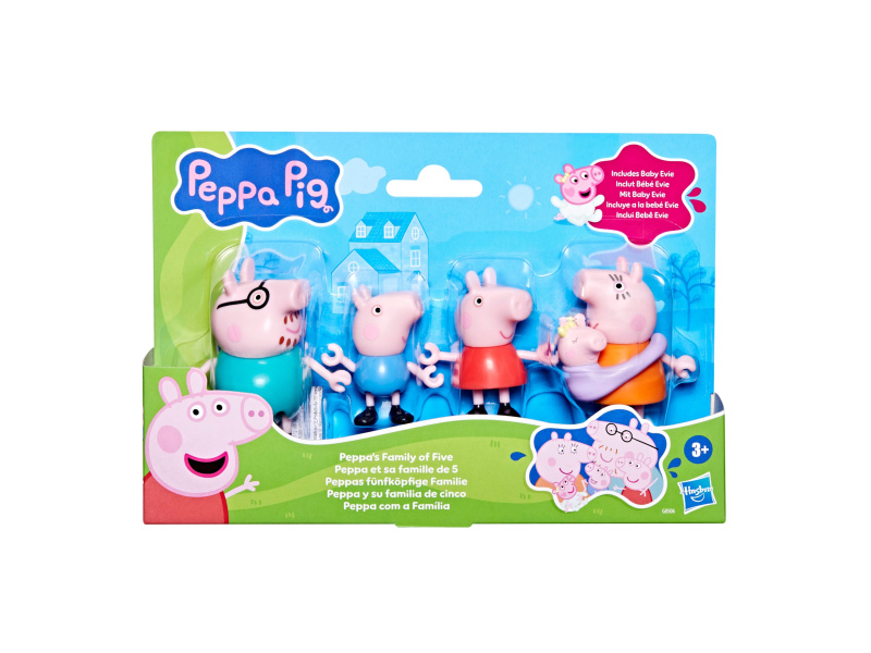 Peppa Wutz Figurky Prasátko Peppa s miminkem Evie