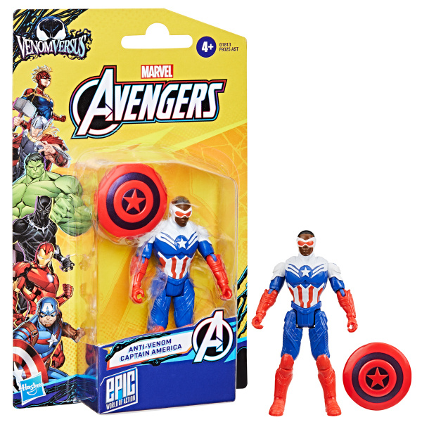 Avengers Figurka Anti-Venom Kapitán Amerika 10 cm VenomVersus