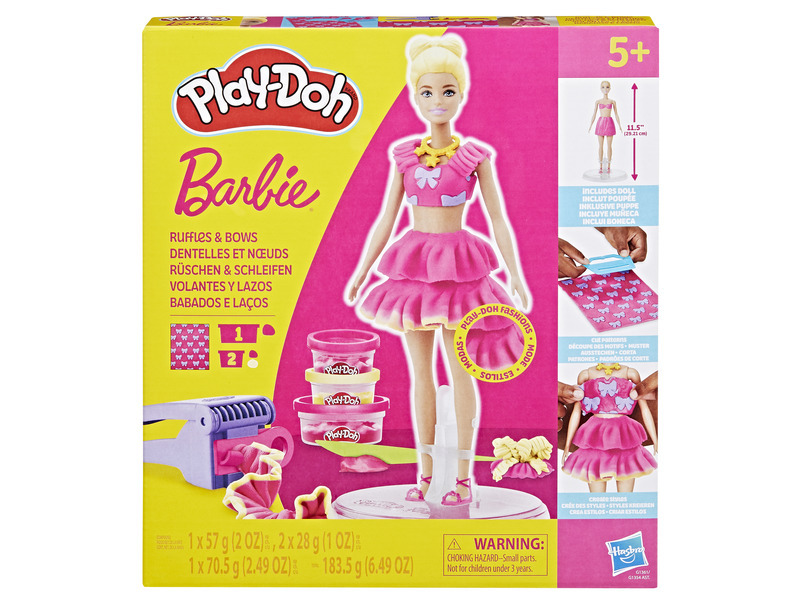 Play-doh Barbie kudrlinky a mašle