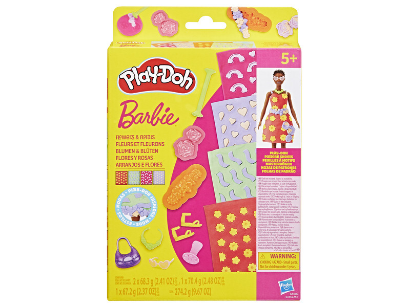 Play-doh Barbie módní návrhářské šablony